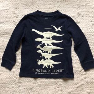 Carters 3T long sleeve dinosaur tshirt